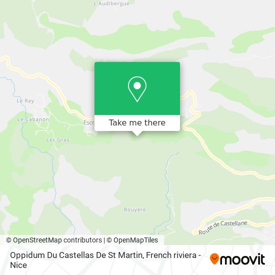 Oppidum Du Castellas De St Martin map