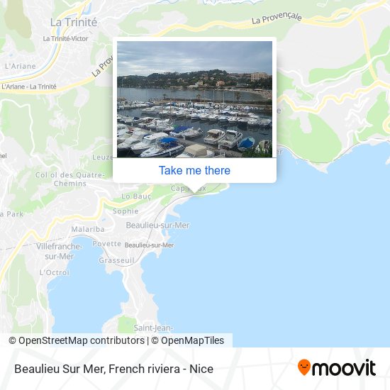 Beaulieu Sur Mer map