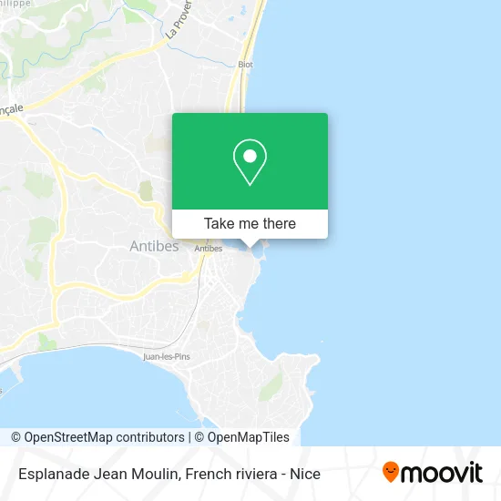Esplanade Jean Moulin map