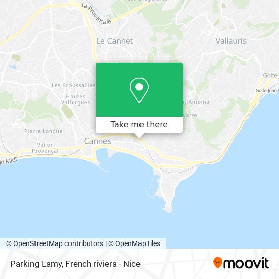 Parking Lamy map