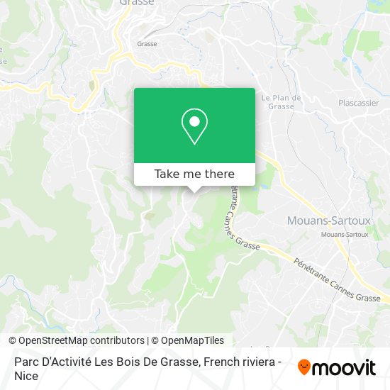 Parc D'Activité Les Bois De Grasse map