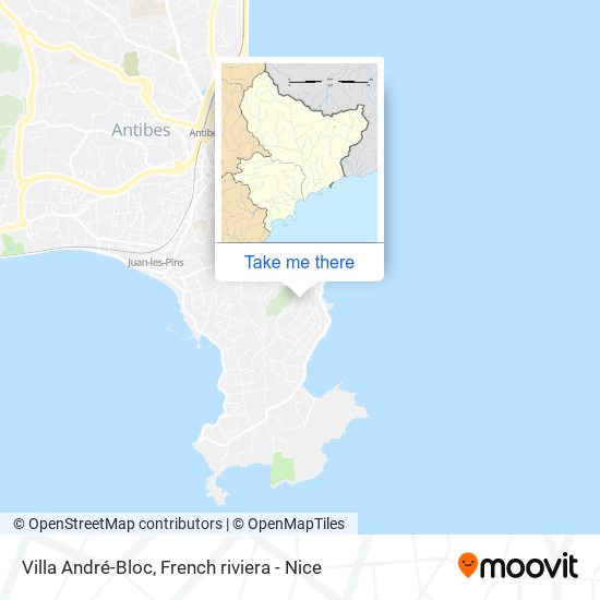 Villa André-Bloc map