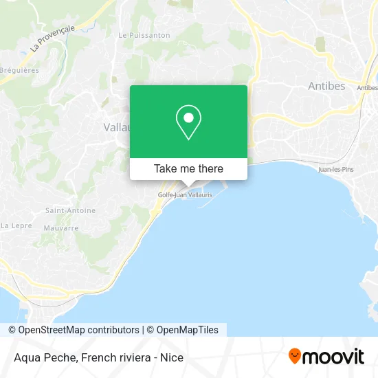 Aqua Peche map