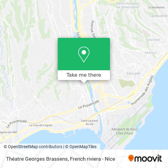 Théatre Georges Brassens map
