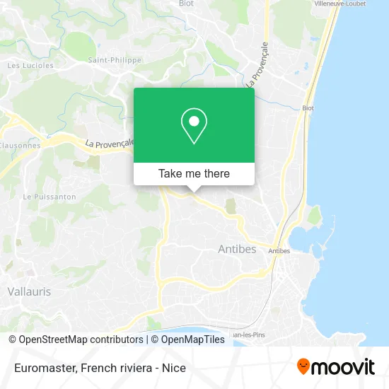 Euromaster map