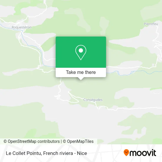 Le Collet Pointu map