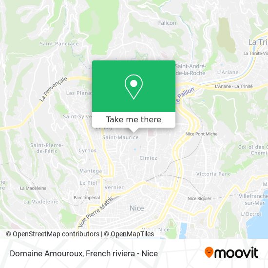 Mapa Domaine Amouroux