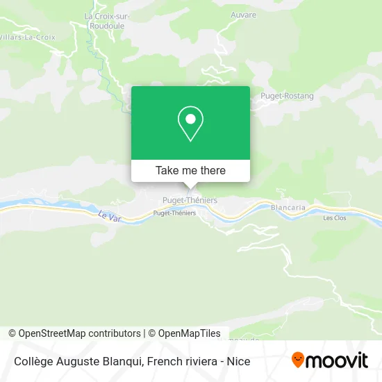 Collège Auguste Blanqui map