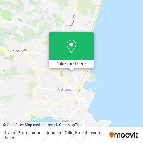 Mapa Lycée Professionnel Jacques Dolle