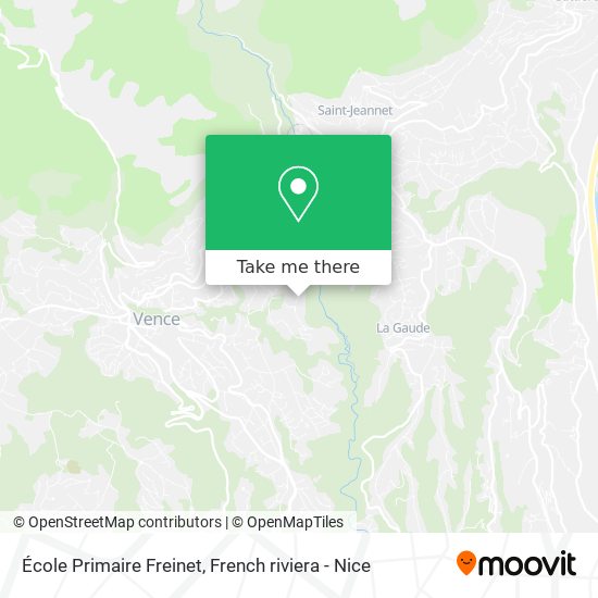 École Primaire Freinet map