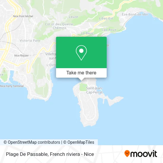 Plage De Passable map