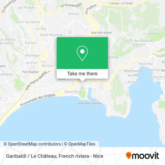 Mapa Garibaldi / Le Château