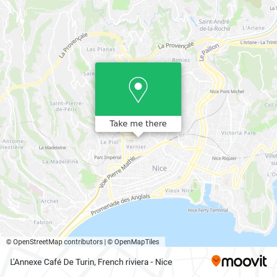 L'Annexe Café De Turin map