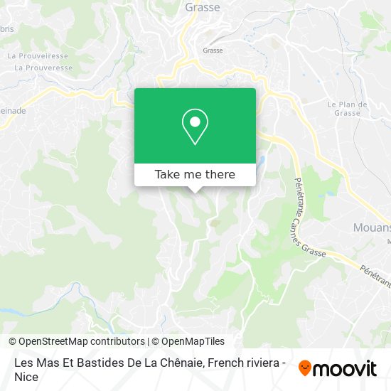 Les Mas Et Bastides De La Chênaie map