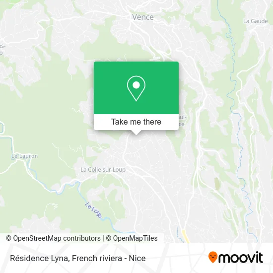 Résidence Lyna map