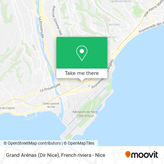 Mapa Grand Arénas (Dir Nice)