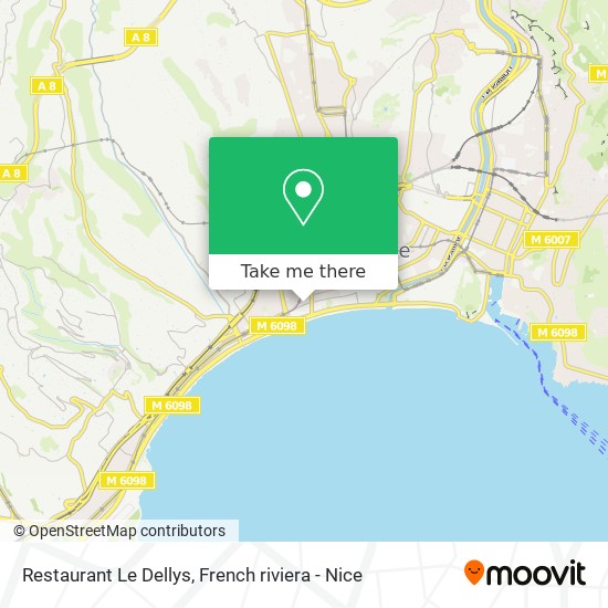 Mapa Restaurant Le Dellys