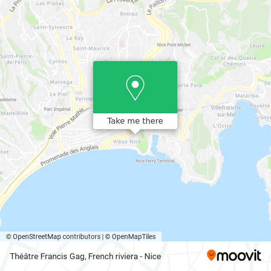Mapa Théâtre Francis Gag