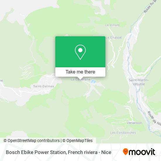 Bosch Ebike Power Station map