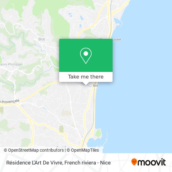 Résidence L'Art De Vivre map