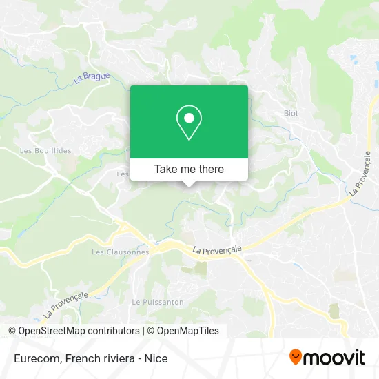 Eurecom map