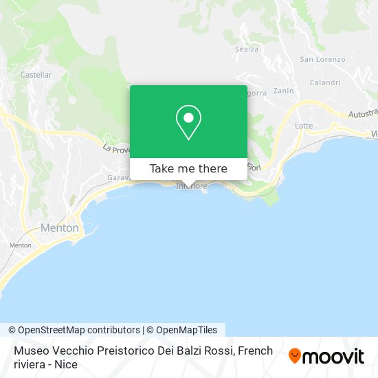 Museo Vecchio Preistorico Dei Balzi Rossi map