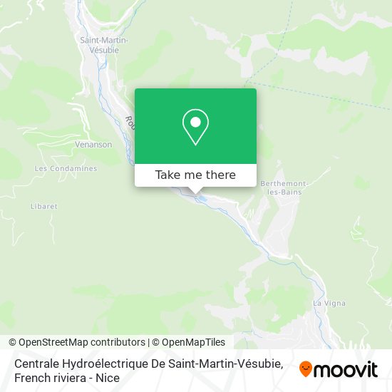 Centrale Hydroélectrique De Saint-Martin-Vésubie map