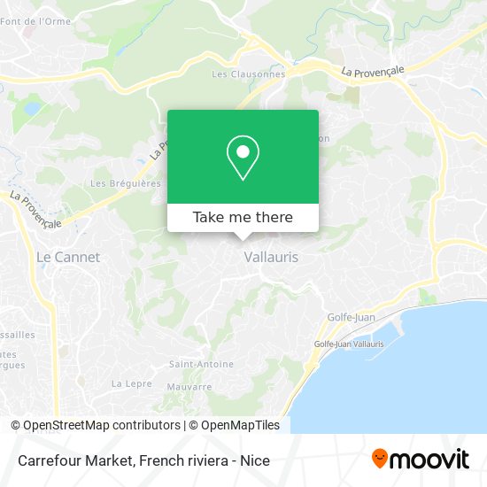 Carrefour Market map