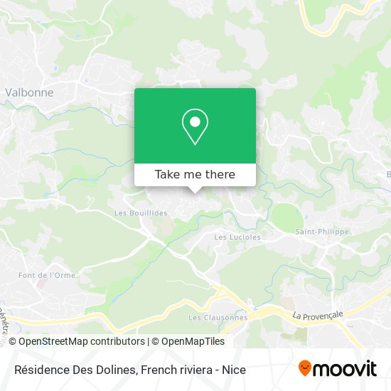 Mapa Résidence Des Dolines