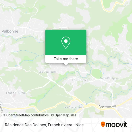 Résidence Des Dolines map