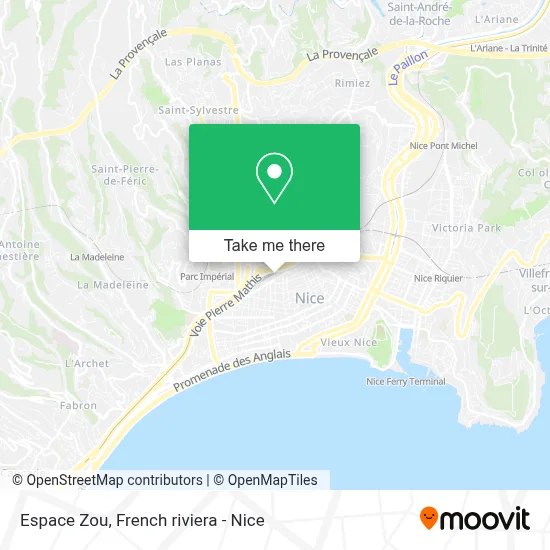 Espace Zou map