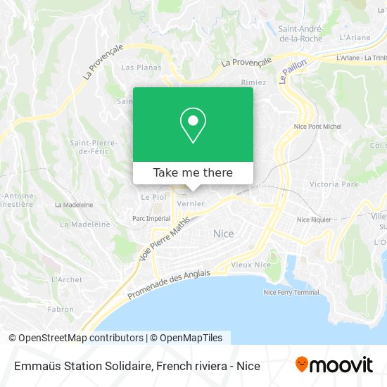 Emmaüs Station Solidaire map