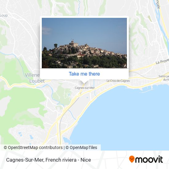 Cagnes-Sur-Mer map