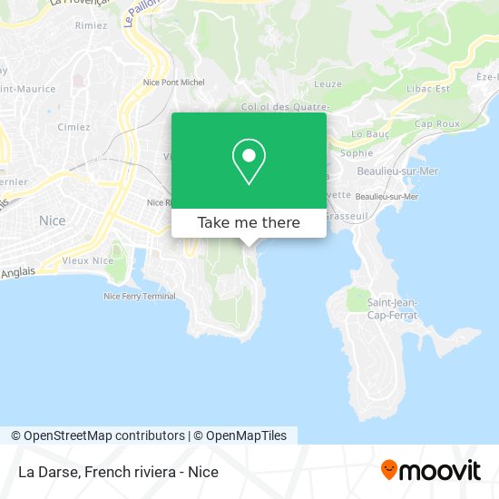La Darse map