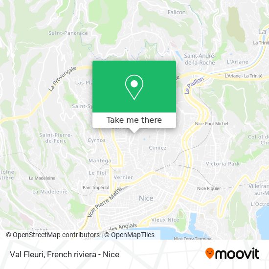 Val Fleuri map