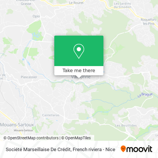 Mapa Société Marseillaise De Crédit