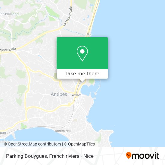 Parking Bouygues map