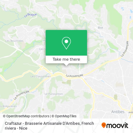 Craftazur - Brasserie Artisanale D'Antibes map