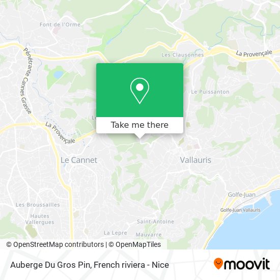 Auberge Du Gros Pin map