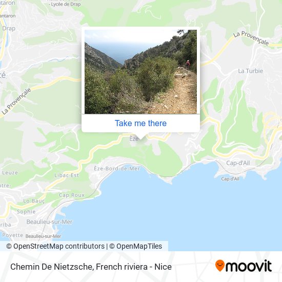 Chemin De Nietzsche map