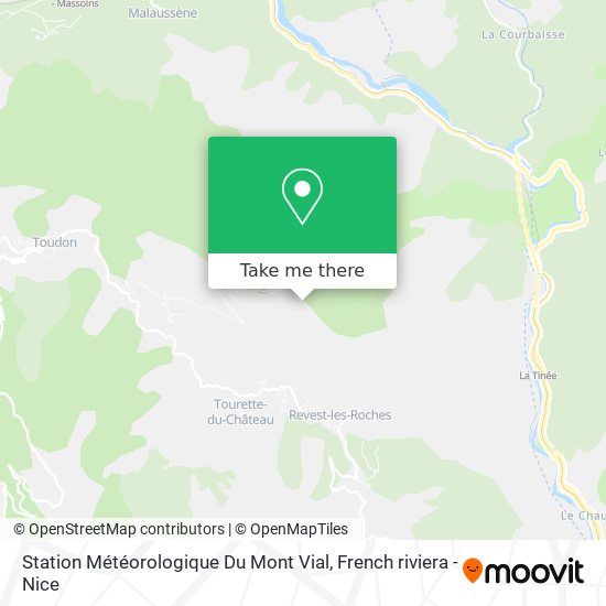 Station Météorologique Du Mont Vial map