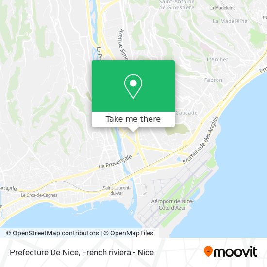 Préfecture De Nice map