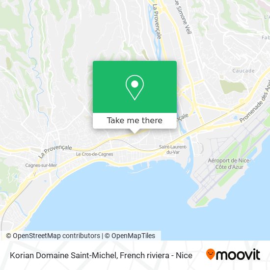 Korian Domaine Saint-Michel map