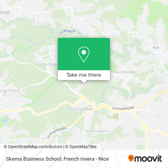 Skema Business School map