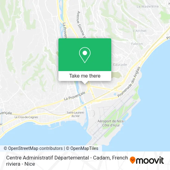 Centre Administratif Départemental - Cadam map