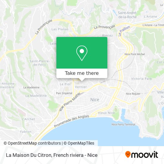 La Maison Du Citron map