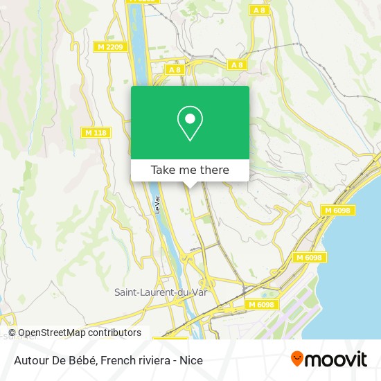 Como Llegar A Autour De Bebe En Nice En Autobus Tren Ligero O Tren Moovit
