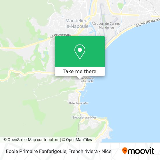 École Primaire Fanfarigoule map