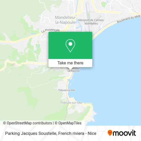 Parking Jacques Soustelle map