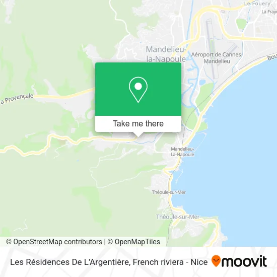 Les Résidences De L'Argentière map
